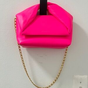 JW Anderson Medium Twister Crossbody Bag in neon pink